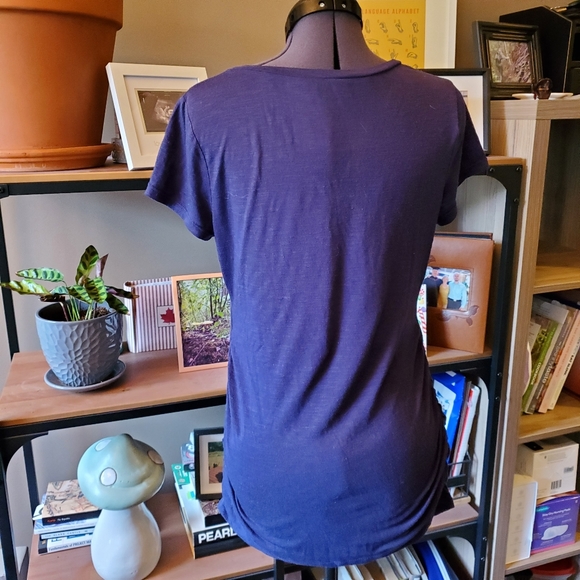 Motherhood Maternity Ruched Tee - Picture 3 of 4